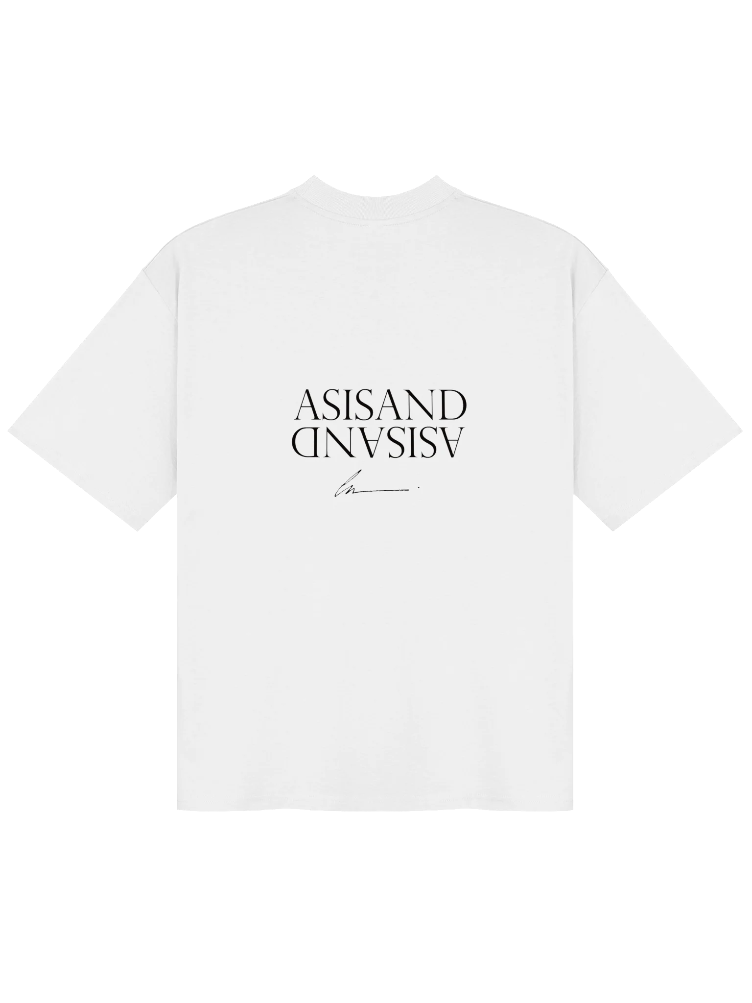 000 INTERSECTION UNISEX OVERSIZED T-SHIRT WHT 16 product image (2)