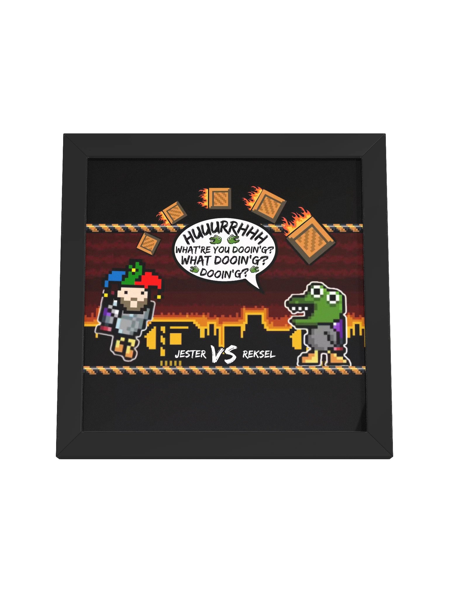 Jester vs Reksel Showdown Framed Poster product image (24)