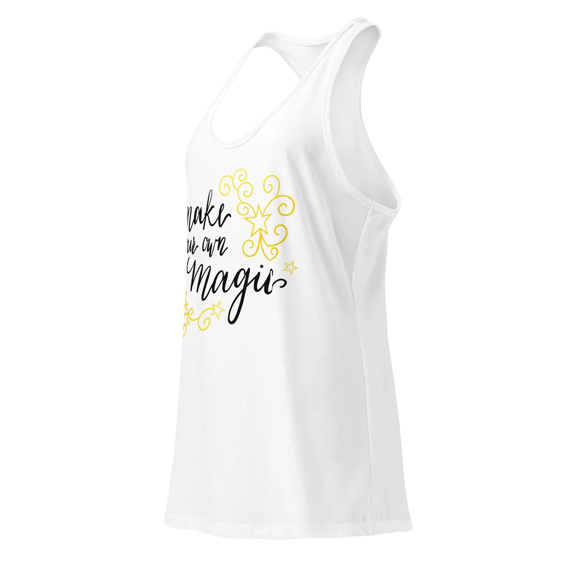 Make Your Own Magic Racerback Tank Gold product image (11)