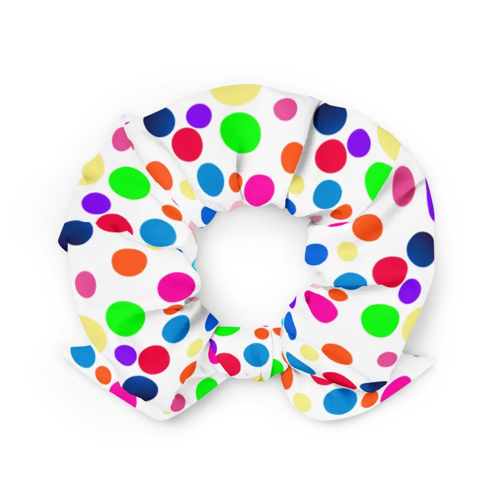 Multicolour circles All over print Scrunchie product image (5)