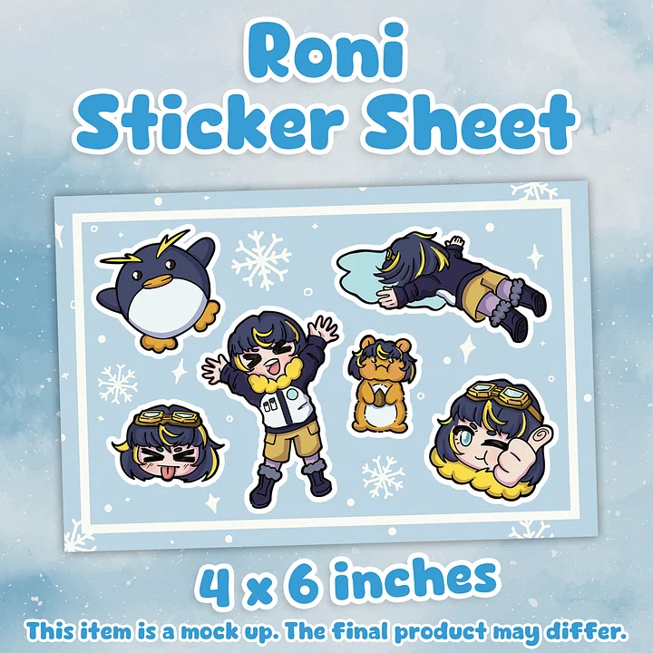 Roni Sticker Sheet product image (2)