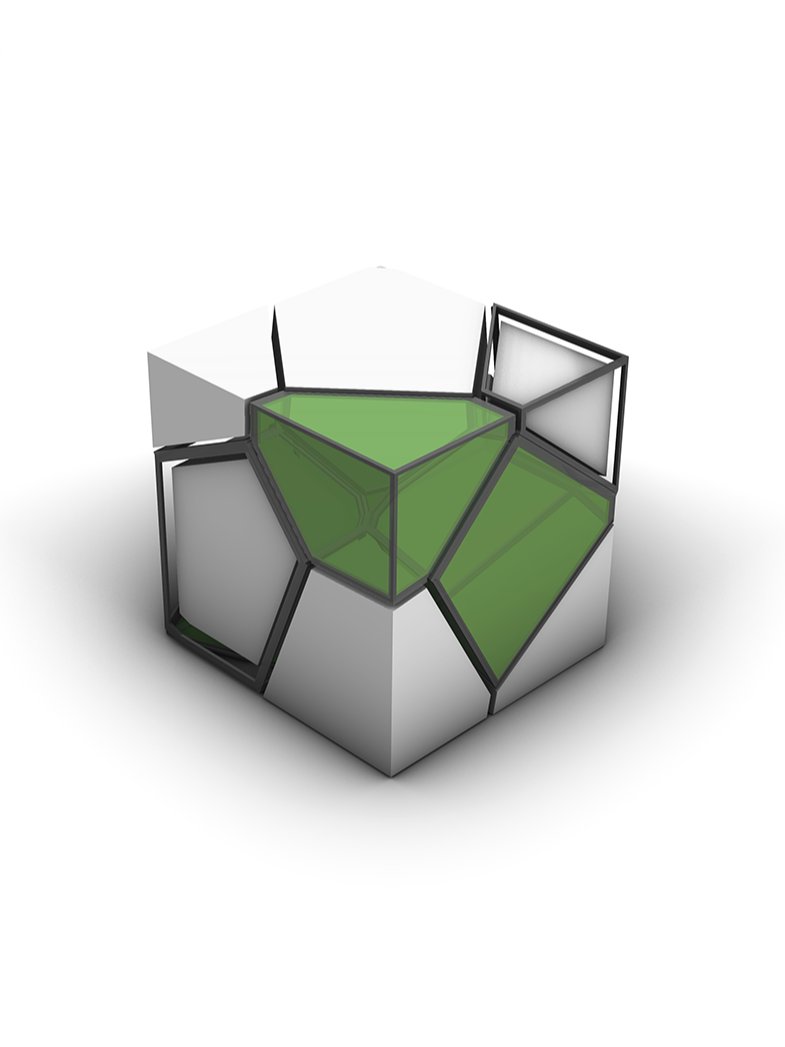 Grasshopper – EX 4 – Populate 3D + Voronoi 3D product image (1)