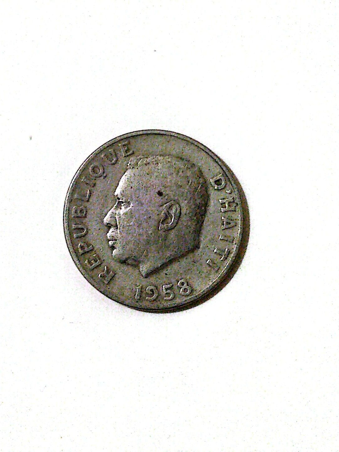10 cent Haitian Gourde coin - François Duvalier (1958) product image (1)