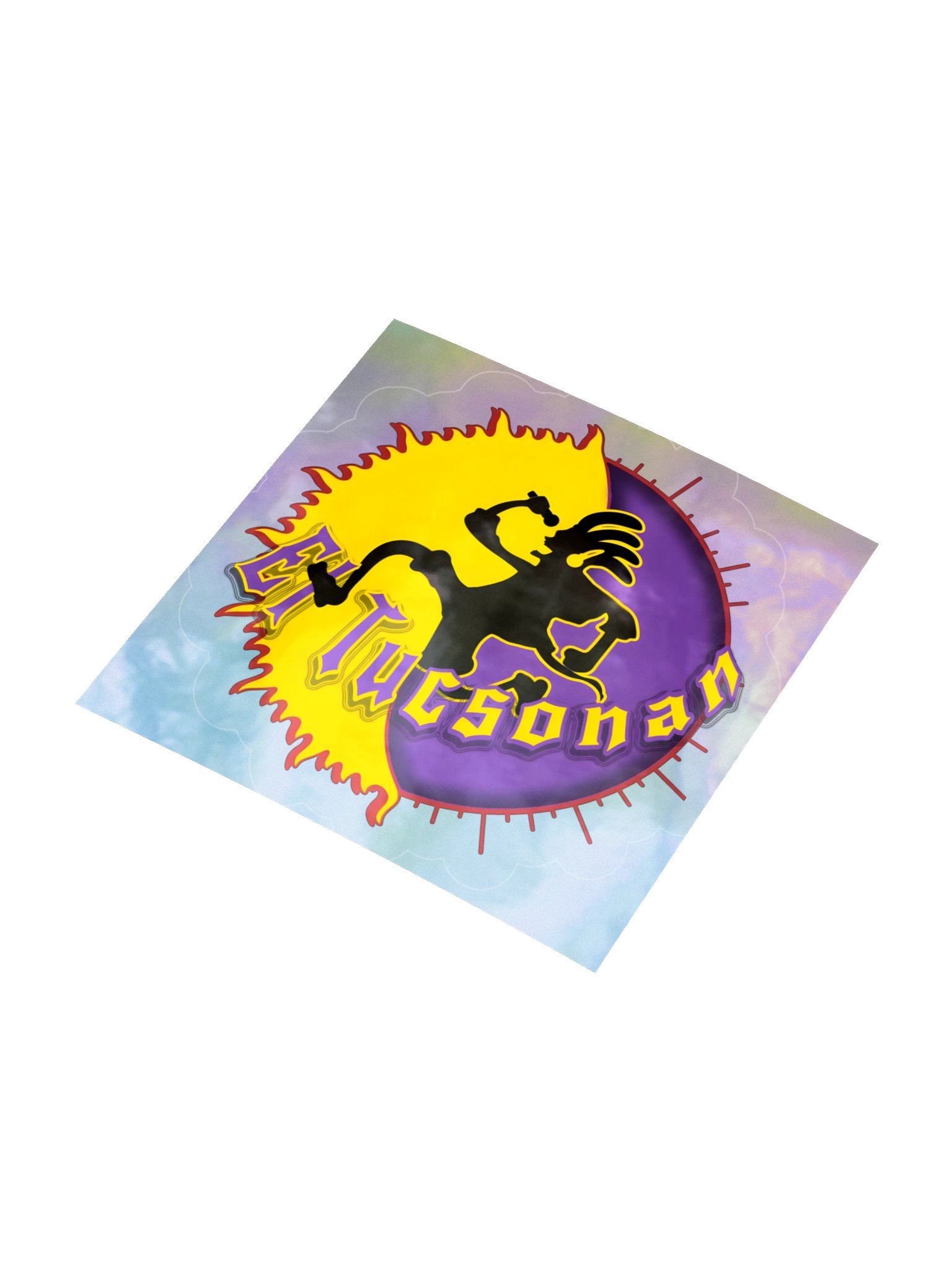 Psychedelic El Tucsonan Logo Sticker product image (3)