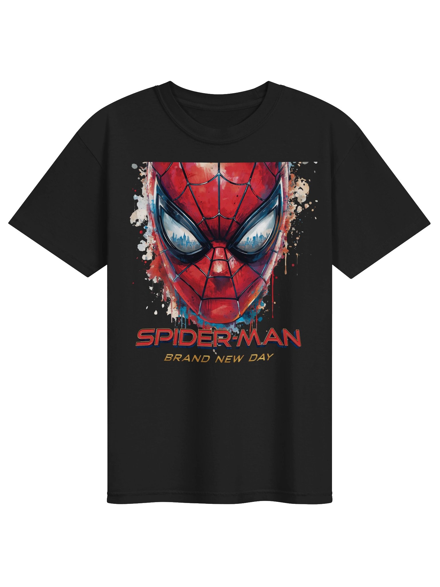 Spider-Man Brand New Day Mask T-Shirt | Dark Streetwear Marvel Tee product image (4)