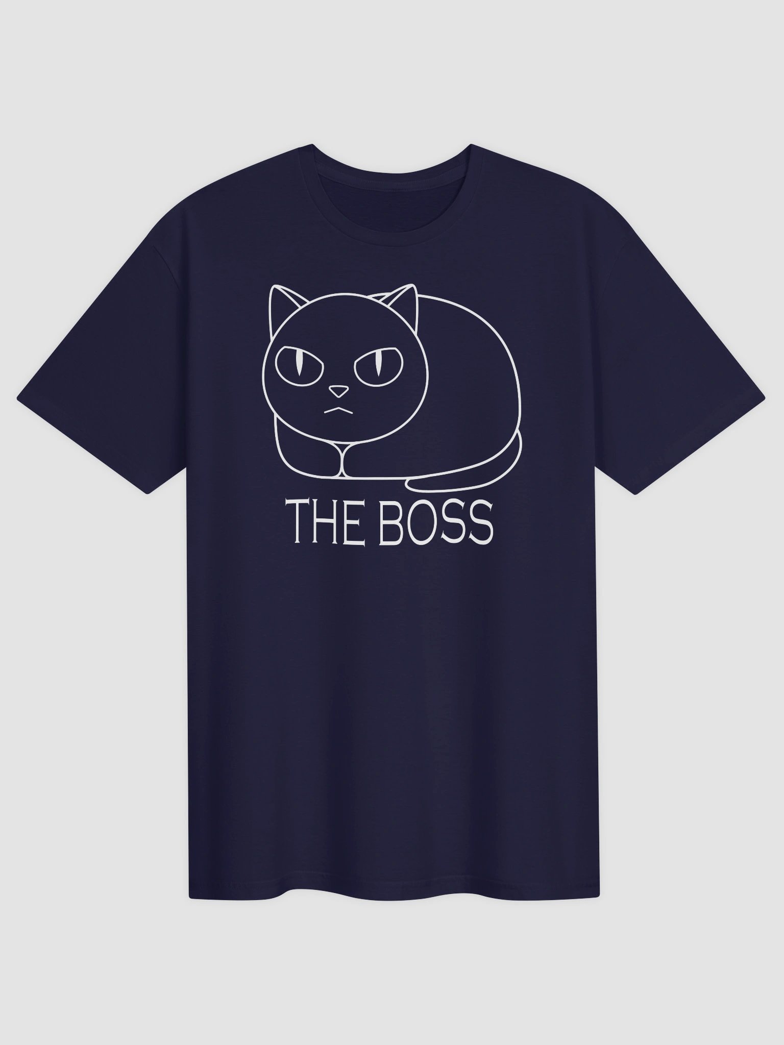 The Boss (White Print) - Unisex Adult Super Soft Lightweight T-shirt product image (1)