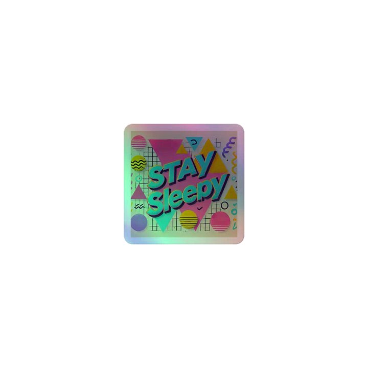 Stay Sleepy in the 90s Sticker product image (1)