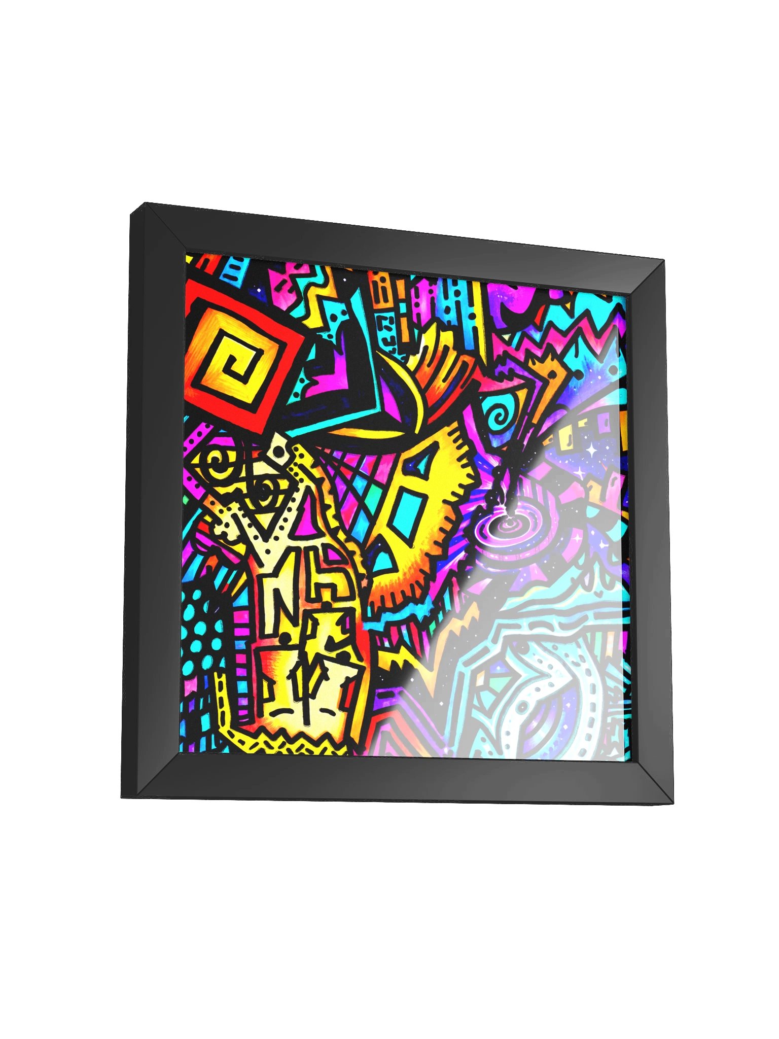#28 Sucked into the Hive Mind - Framed Square product image (2)