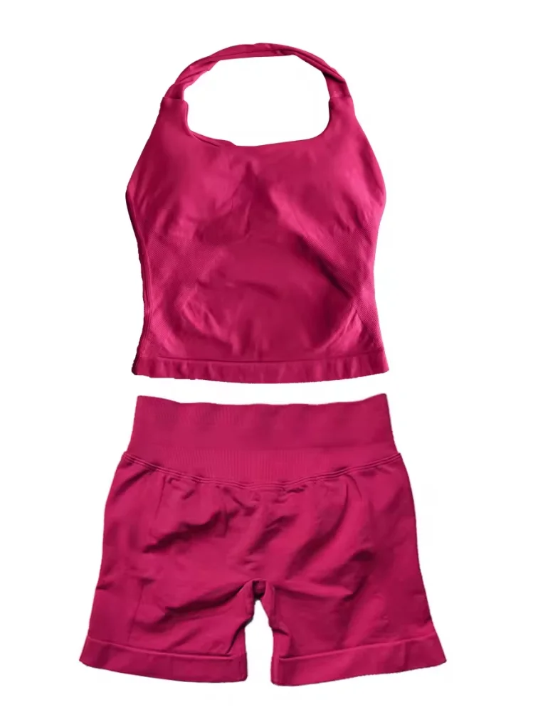 Electric Blue ⚡️ Summer Peach Halter Top Set Guaranteed 🍑 product image (3)