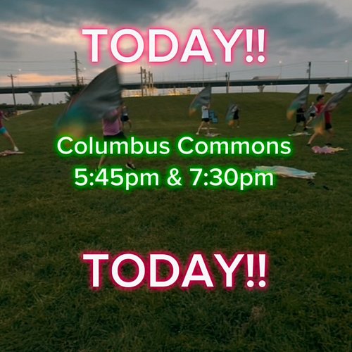 Catch us spinning TODAY at 5:45pm & 7:30pm at the Columbus Commons!
We are super excited to help kick off the Gay Softball Wo...