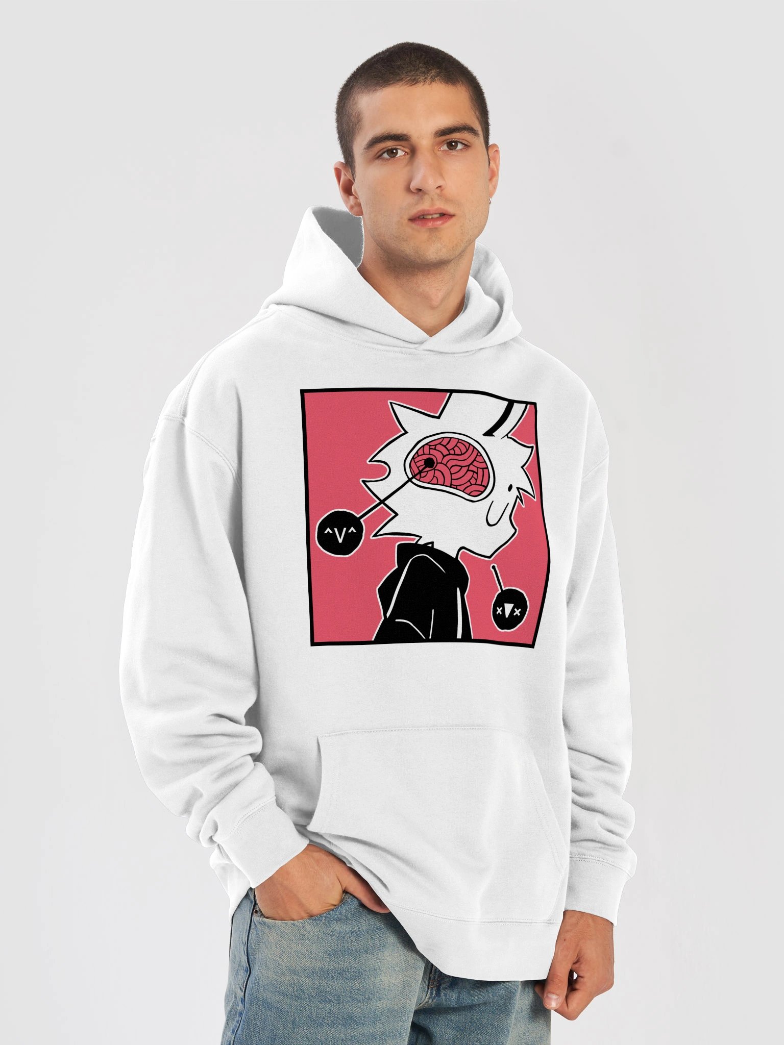 bunny brain hoodie product image (39)