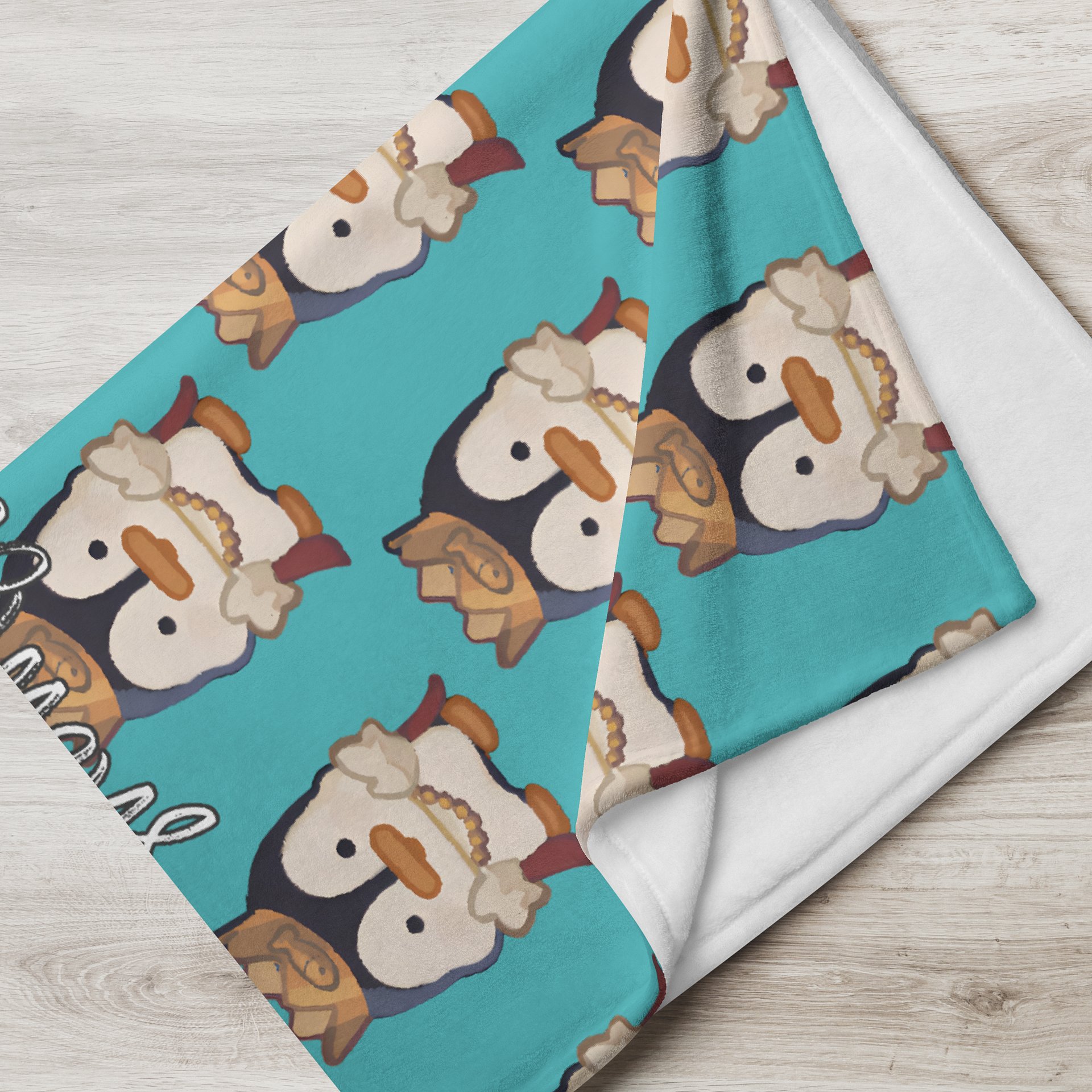 Teal Queen Throw Blanket product image (2)