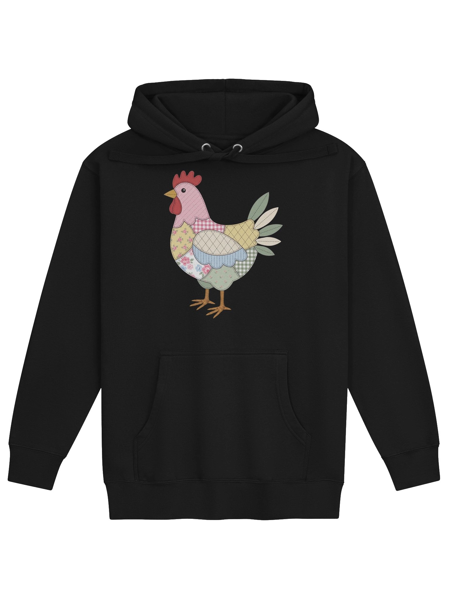Country Patchwork Chicken Hoodie product image (21)