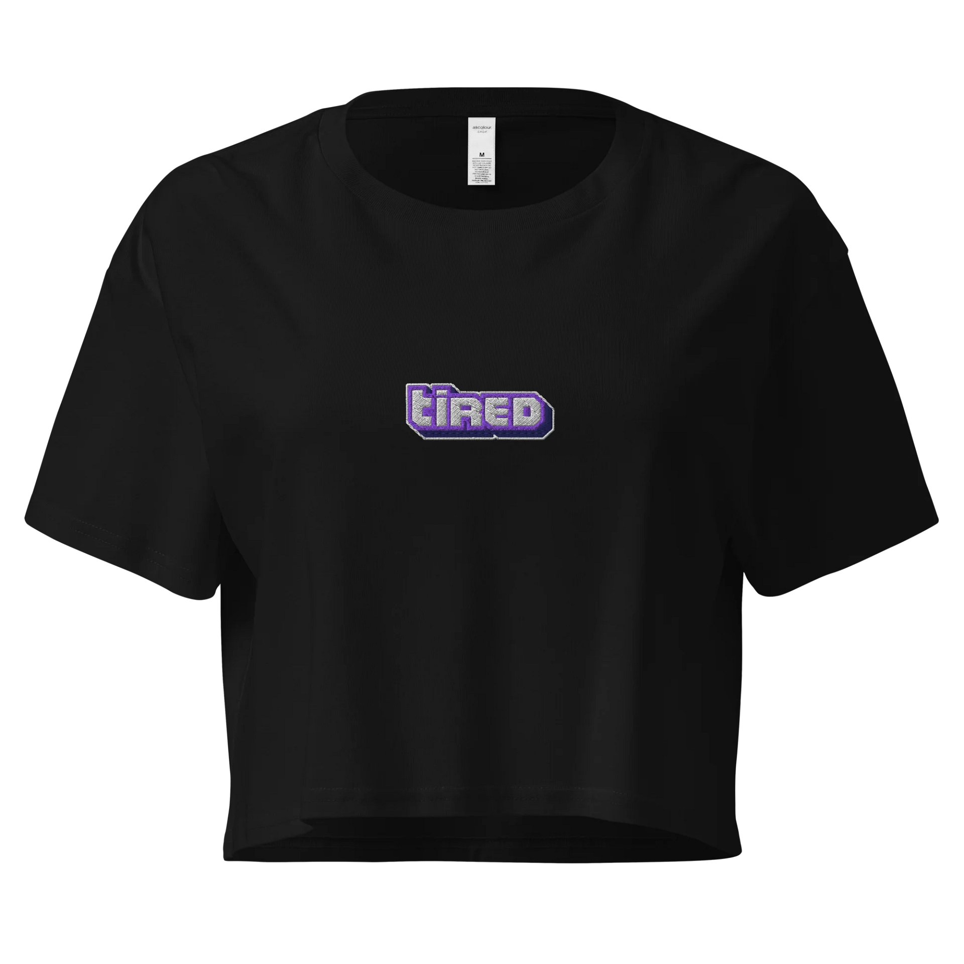 Introverted Streamer Club Tired Team Purple Crop product image (2)