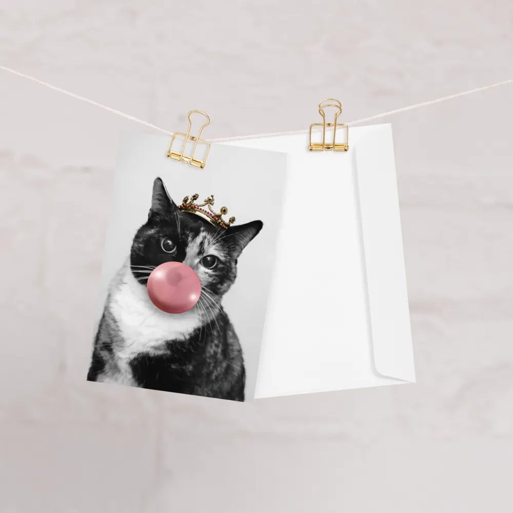 Queen Patchy Bubblegum Greeting Card product image (4)