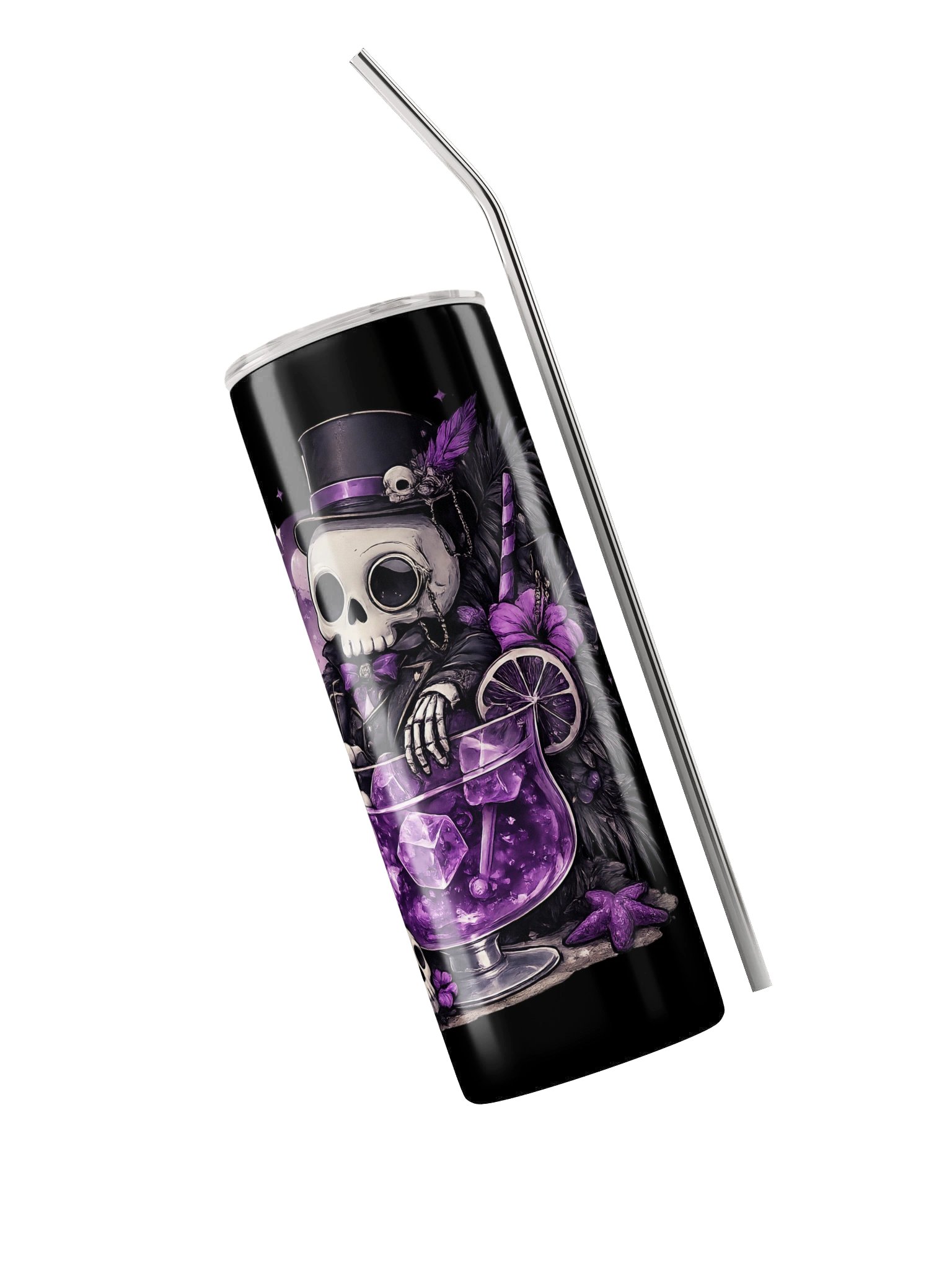 ''Dark Drinks'' Stainless Steel Tumbler product image (3)