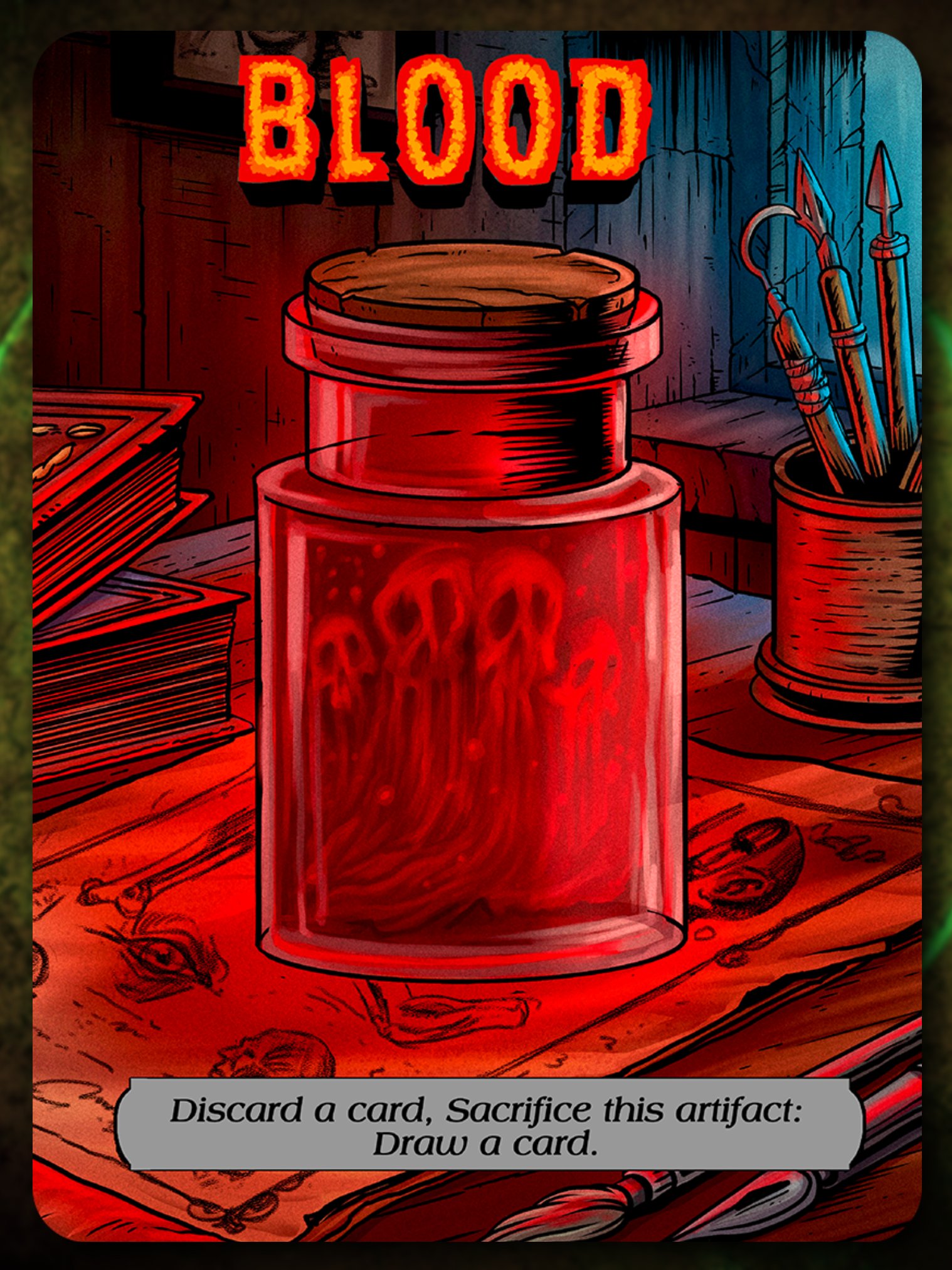 Blood Full Art Token product image (1)