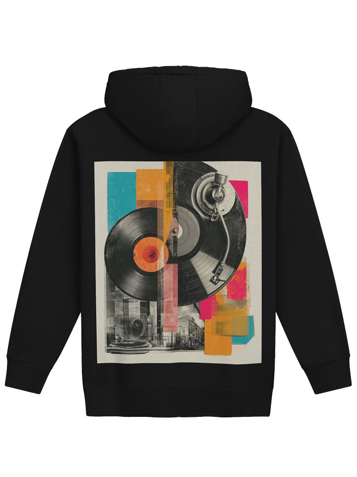 Vinyl Collage Unisex Hoodie product image (2)