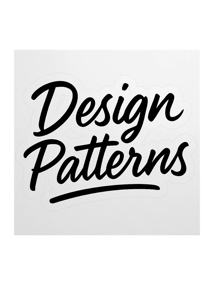 The Design Patterns Sticker product image (1)