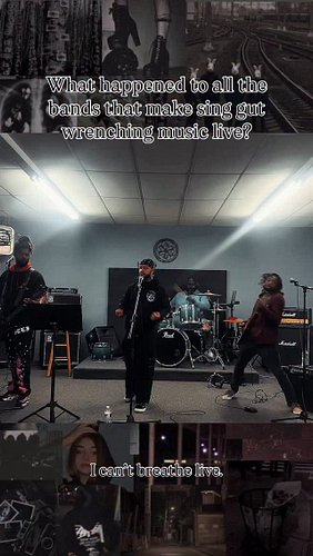 Gut wrenching music live hits different. 

Couldn’t get this done without the homies!!! 

#emo #punk #deftones #shoegaze #pos...