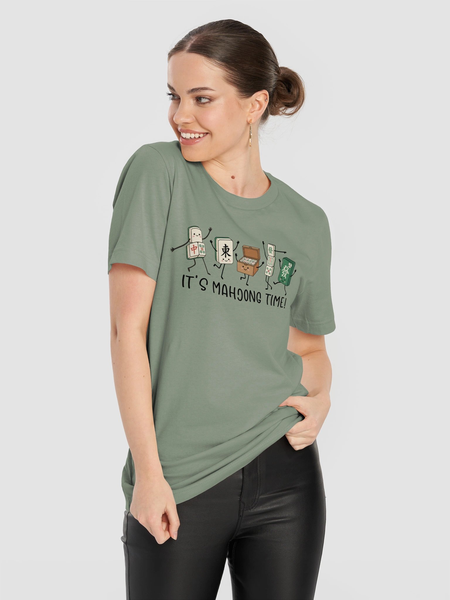 It’s Mahjong Time! T-Shirt | Cute Mahjong Game Night Tee product image (111)