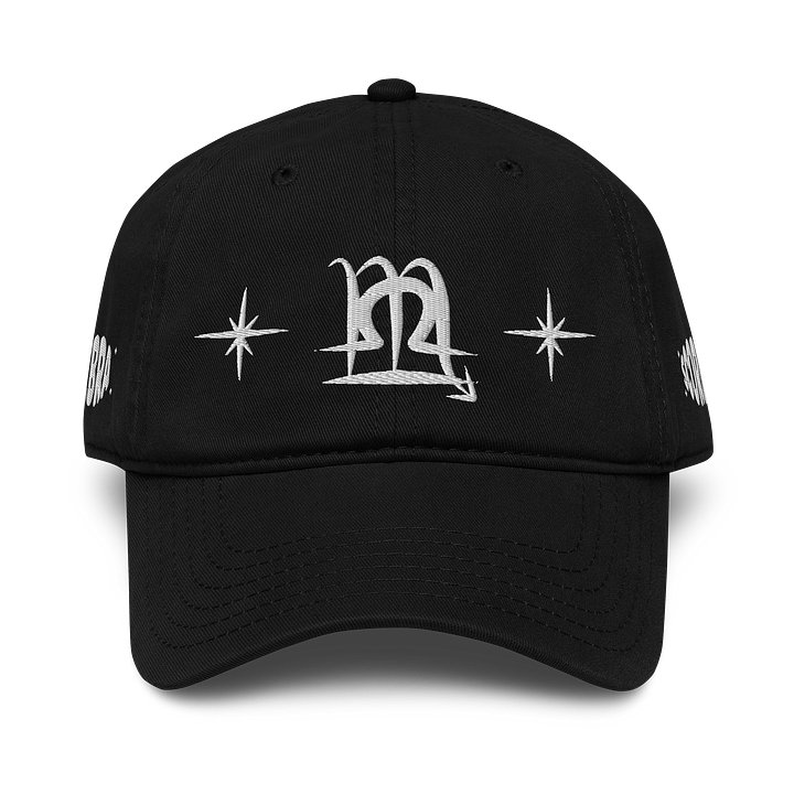 libra-scorpio cusp dad hat (white) product image (1)