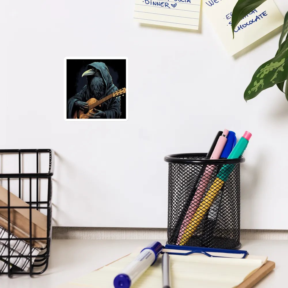 Premium Vinyl Magnet ⚫️ Strings of the Crow Man product image (12)