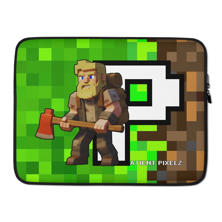 Patient PixelZ P Logo Laptop Sleeve (PixelZ My Craft) product image (2)
