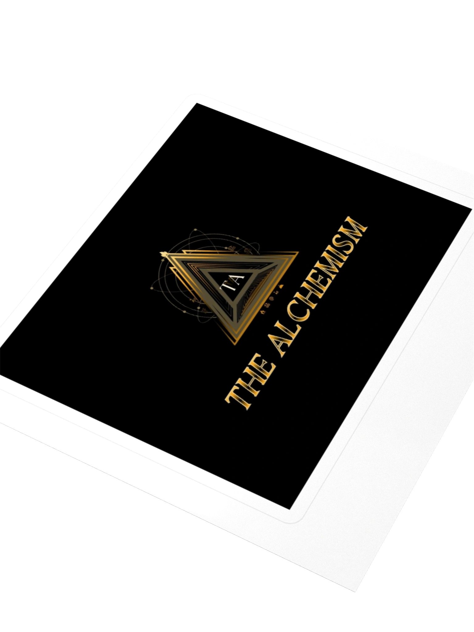 The Alchemism Gold Triangle Logo Kiss Cut Sticker product image (9)