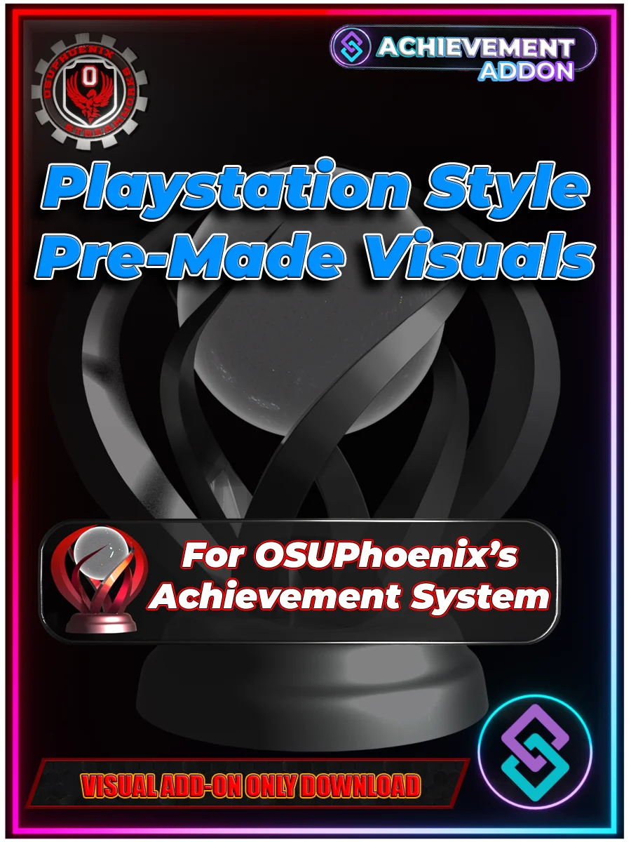 Playstation Style Achievement Visuals product image (1)