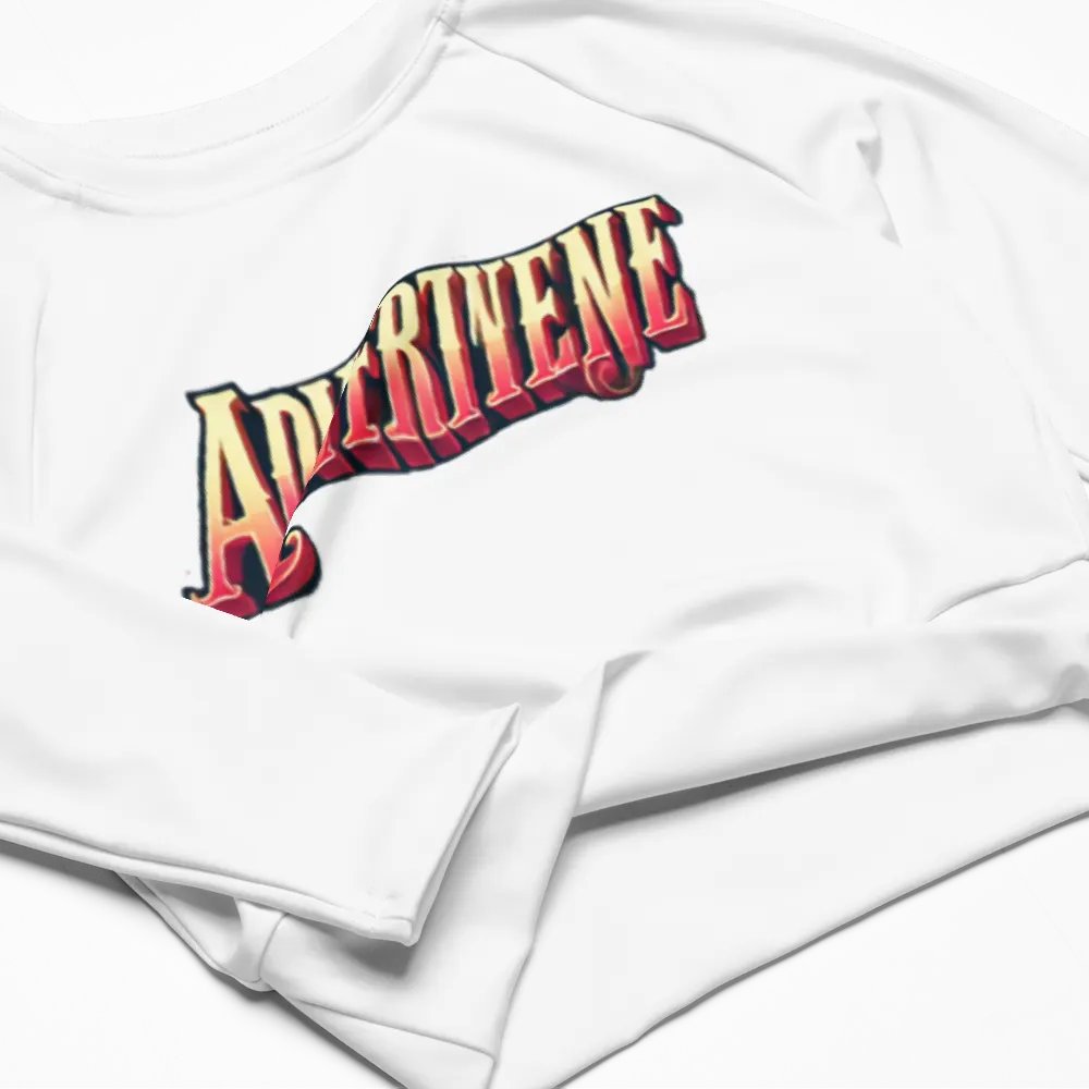 Gradient Dimensional Advertisene Crop Top product image (6)