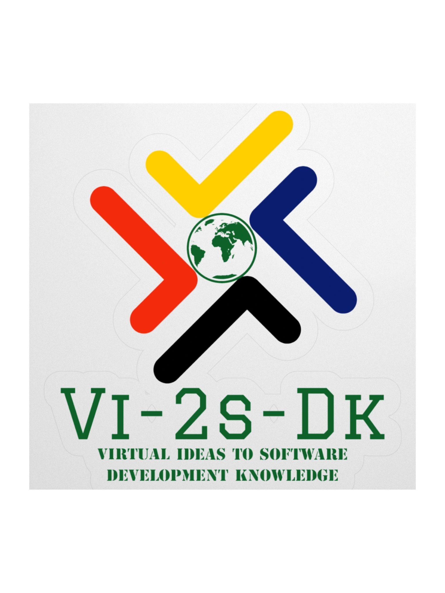 Vi-2s-Dk Global Emblem Kiss Cut Stickers product image (1)