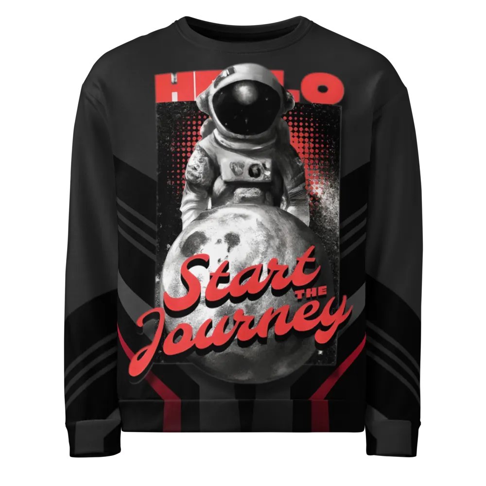Cosmic Odyssey All-Over Print Sweatshirt product image (7)