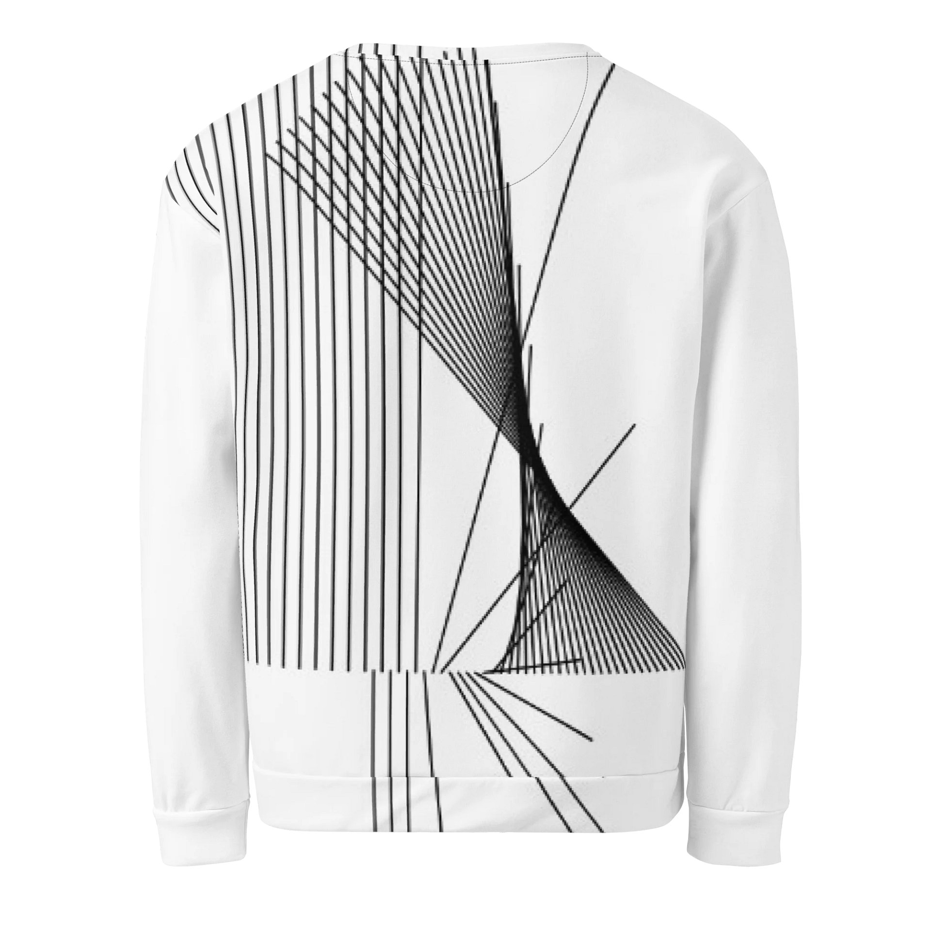 Vertical Symmetry Geometric Fusion Unisex Sweatshirt product image (2)