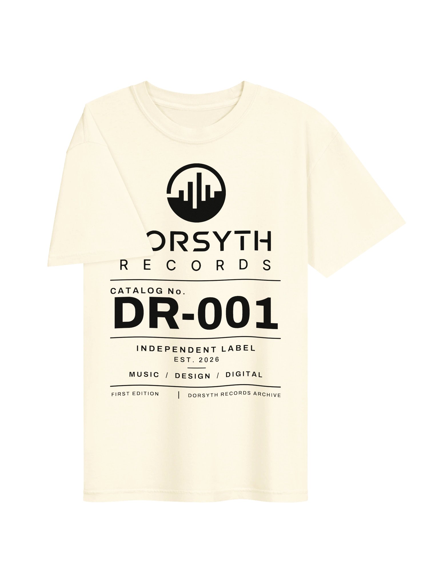 Dorsyth Records — DR-001 Catalog Tee product image (3)