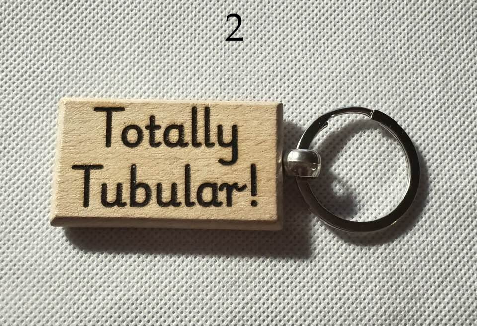 Gen X Wooden Engraved Keychains | Funny Retro Sayings | 80s & 90s Nostalgia Gifts product image (2)