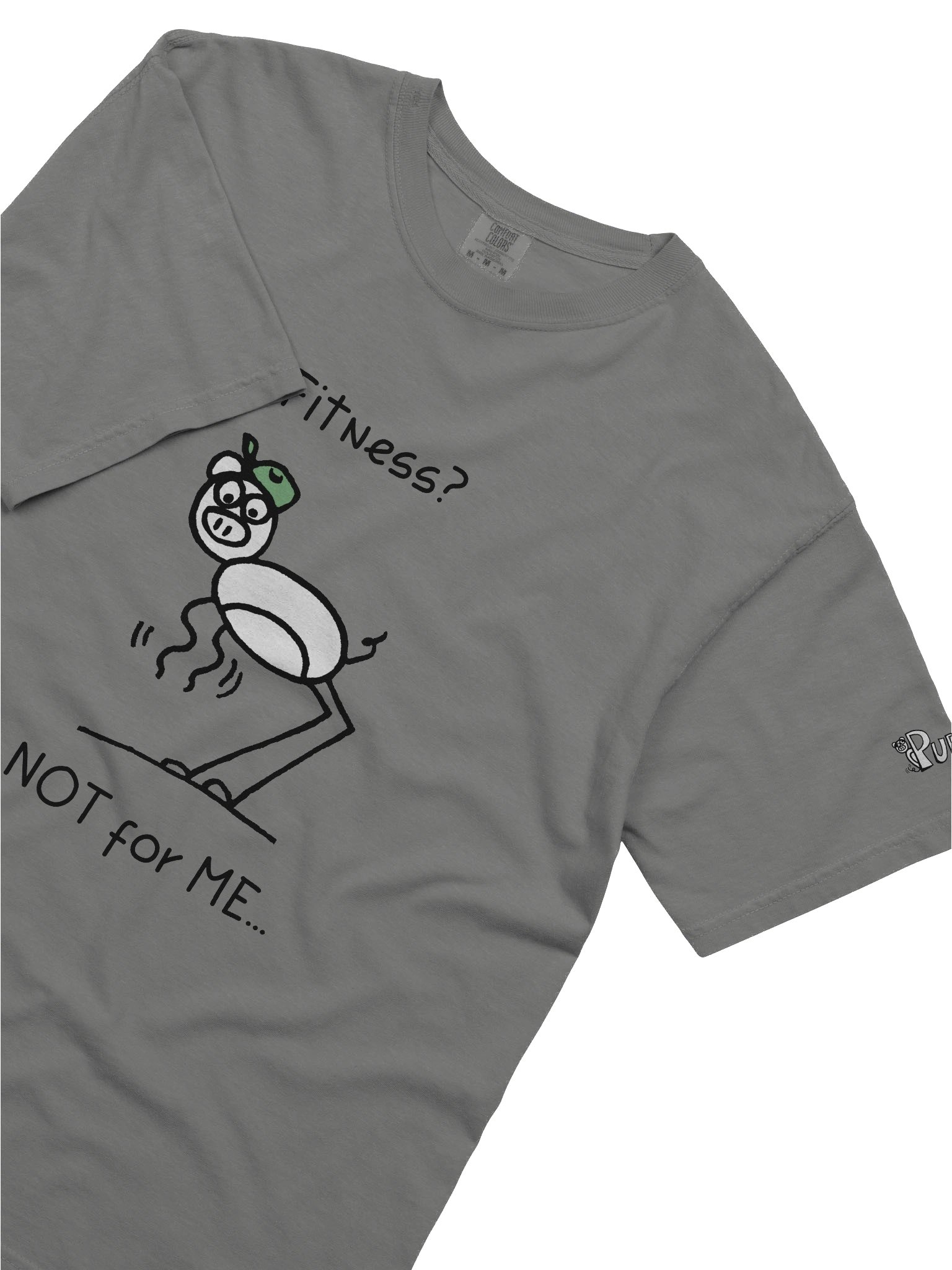 'Fitness? not for Me' Pupsies! Heavyweight T-Shirt product image (53)