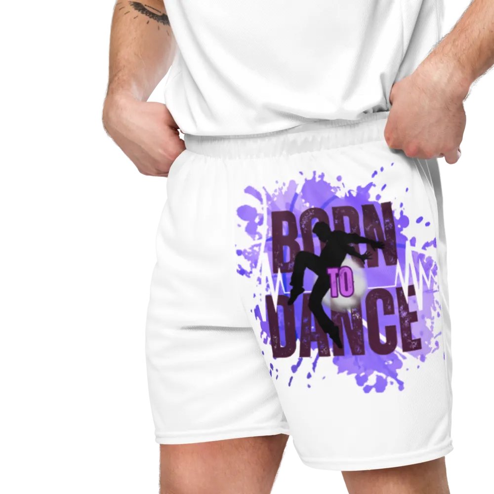 Expressive Born to Dance His Silhouette Mesh Shorts product image (8)
