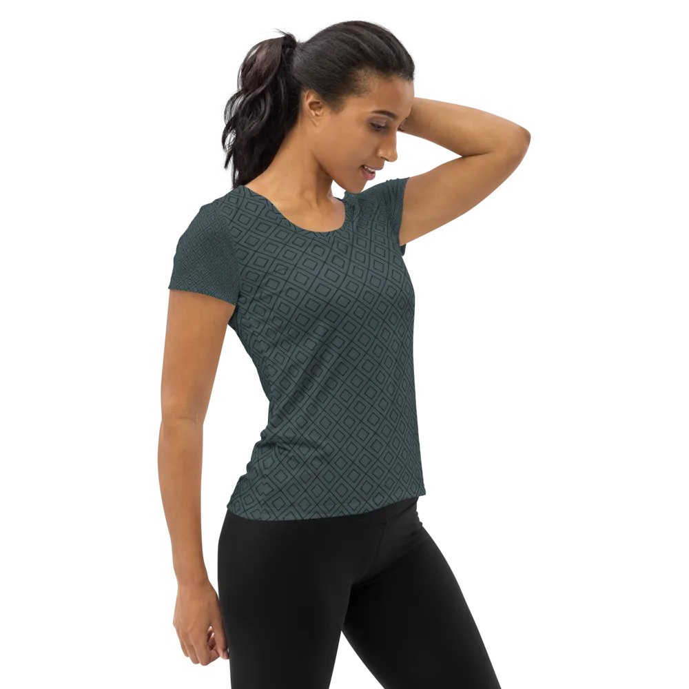 All-Over Print Women's Athletic T-Shirt product image (4)