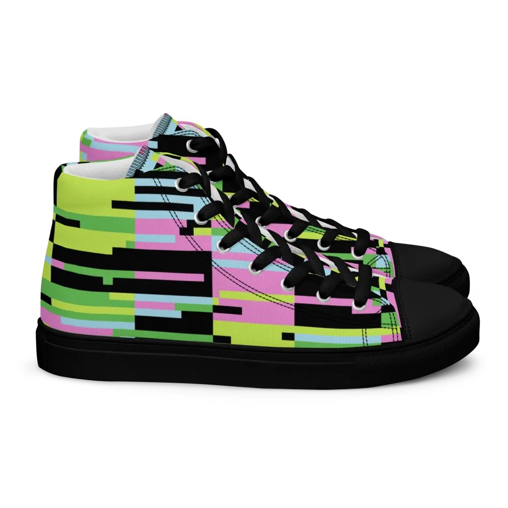 Colorful Retro Grid High Tops product image (5)