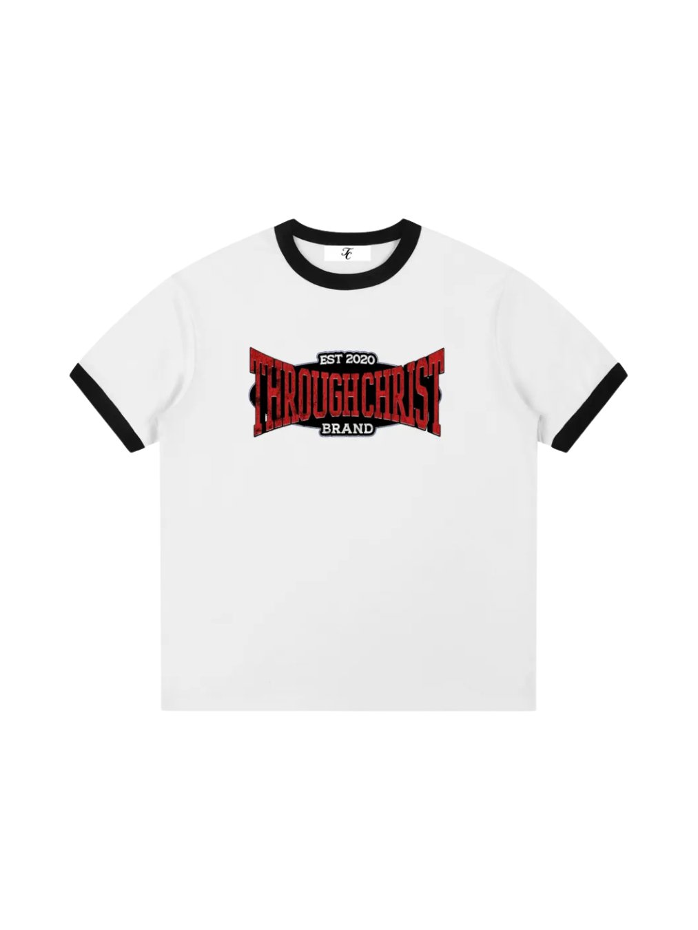 Through Christ Ringer Tee product image (2)