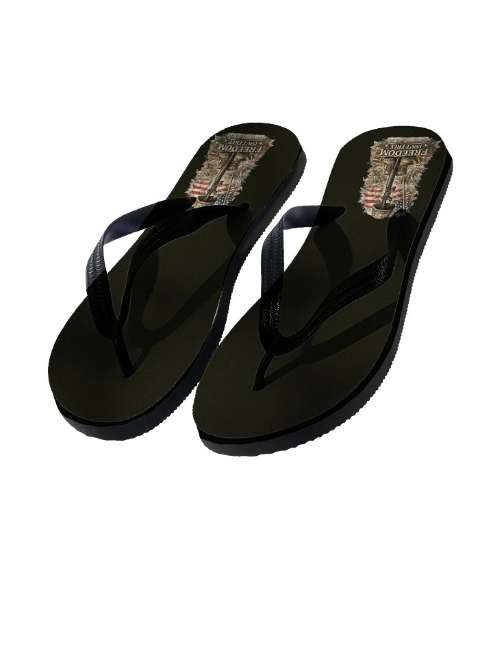 Freedom Isn't Free Flip Flops product image (1)