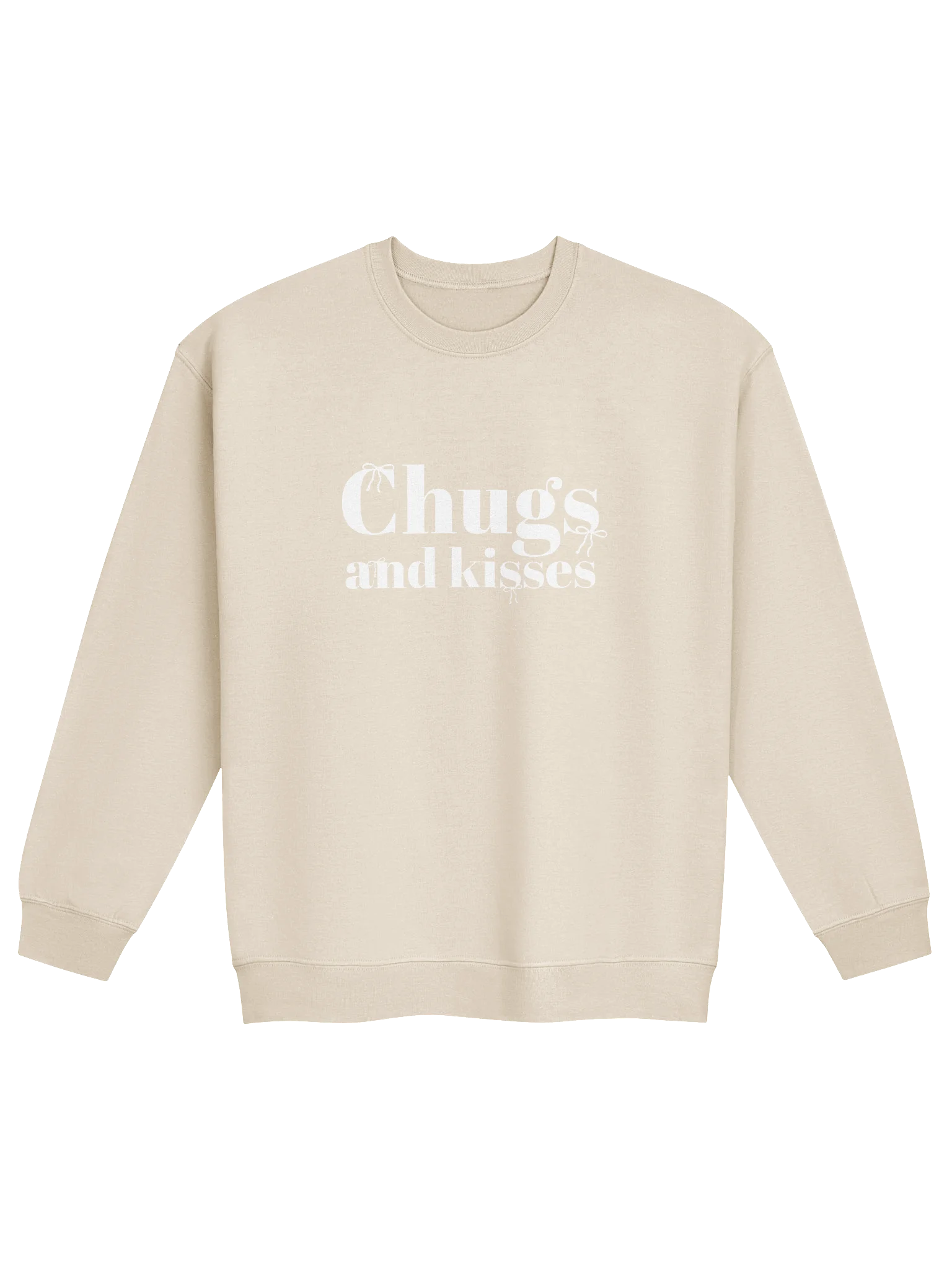 Beige Chugs and Kisses Sweatshirt product image (2)