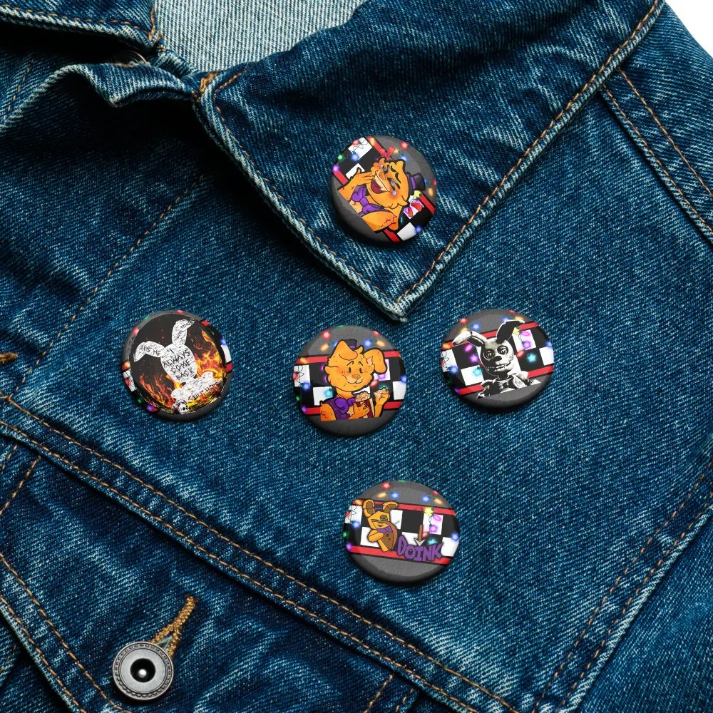 Springy Twitch Pins + 2 Bonus pins (Set 3) product image (12)