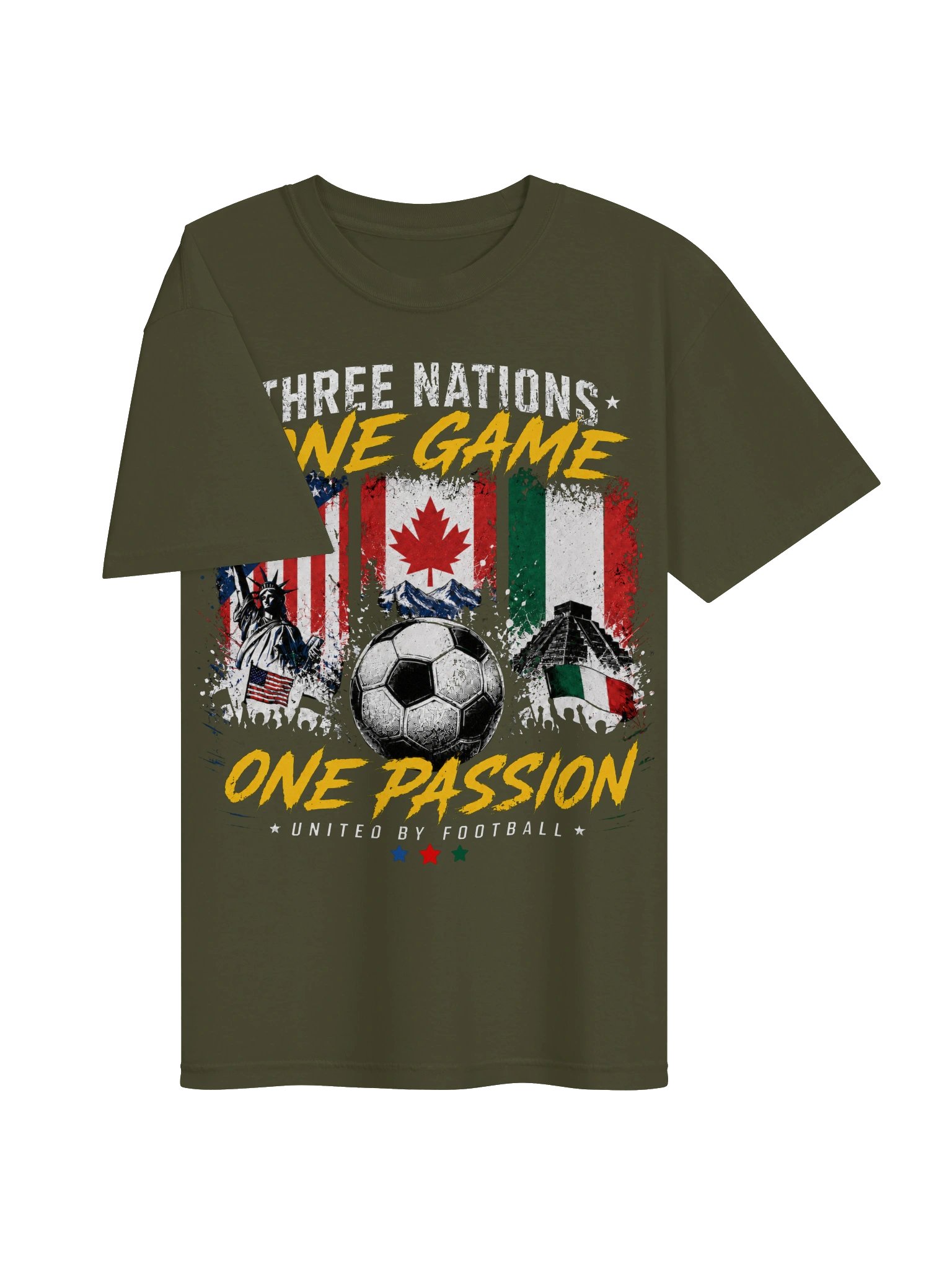 2026 World Cup Soccer T-Shirt – United by Football: USA, Canada, Mexico product image (23)