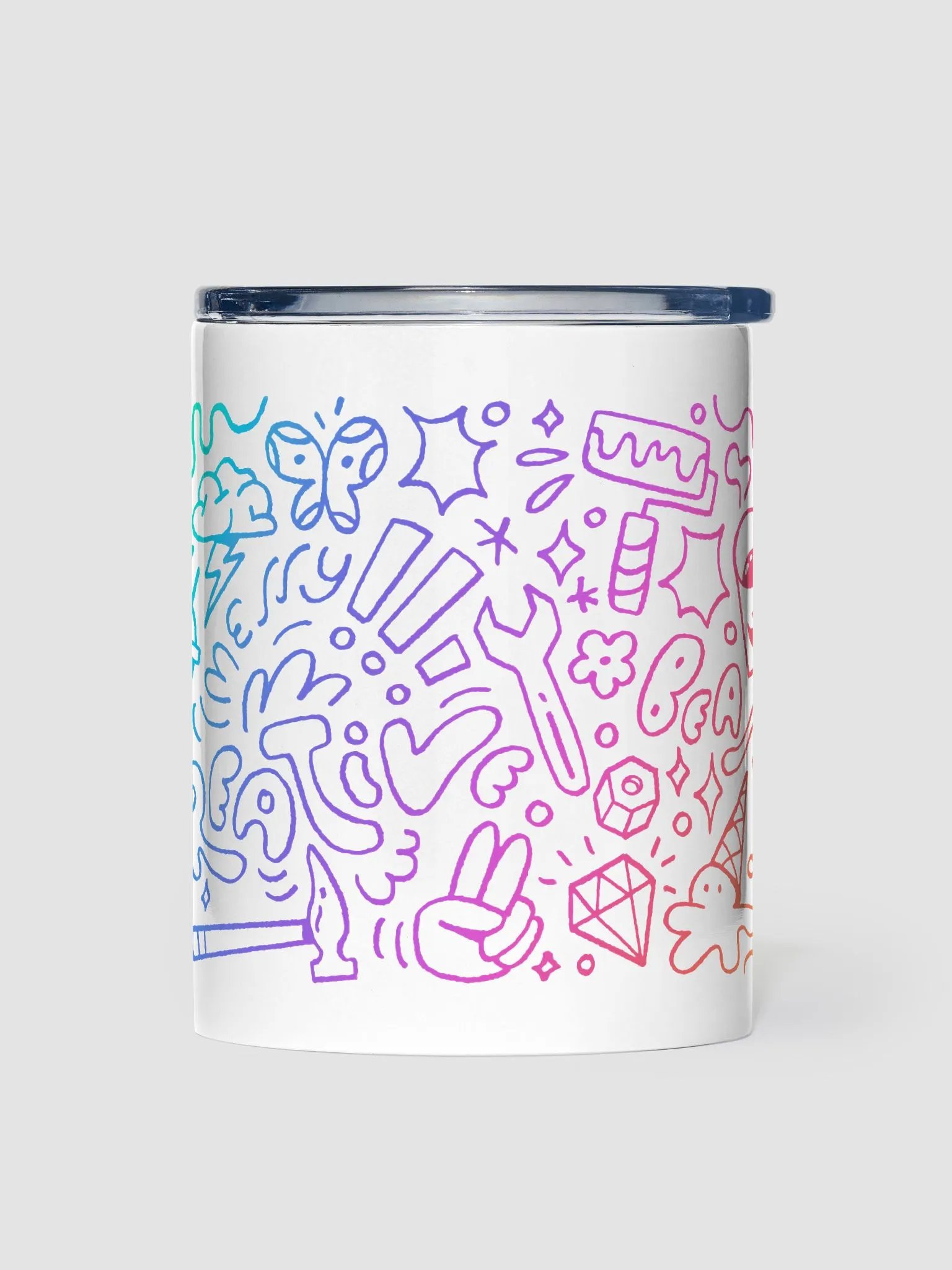 CREATIVE CHAOS - Tumbler - Ombre txt product image (1)