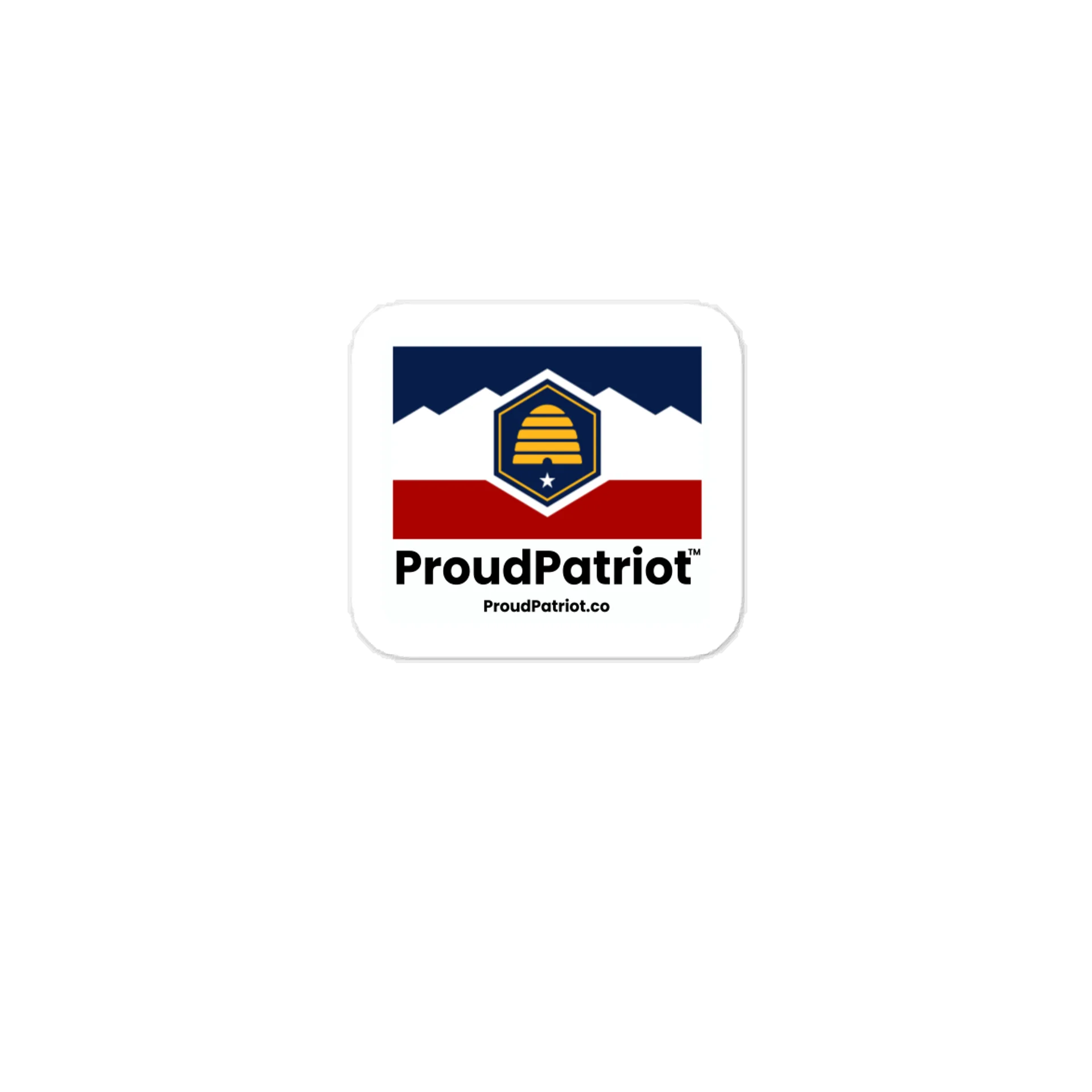 Utah State Flag Vinyl Sticker product image (1)