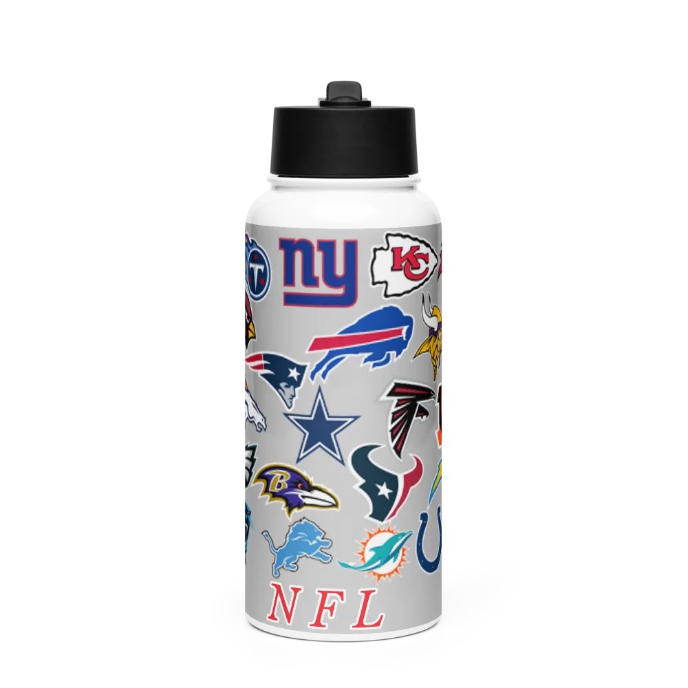 Team Logos Stainless Steel Water Bottle product image (1)