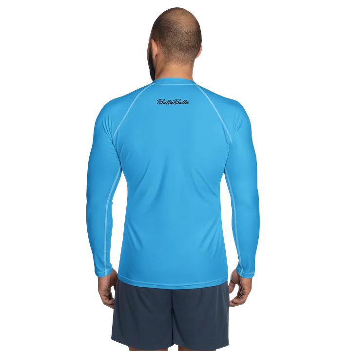 Rash Guard shirt Deep Sky Blue product image (2)