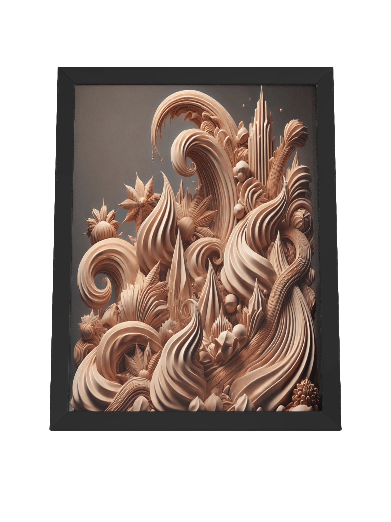 MOCHA MOUSSE | Framed Art Print product image (7)